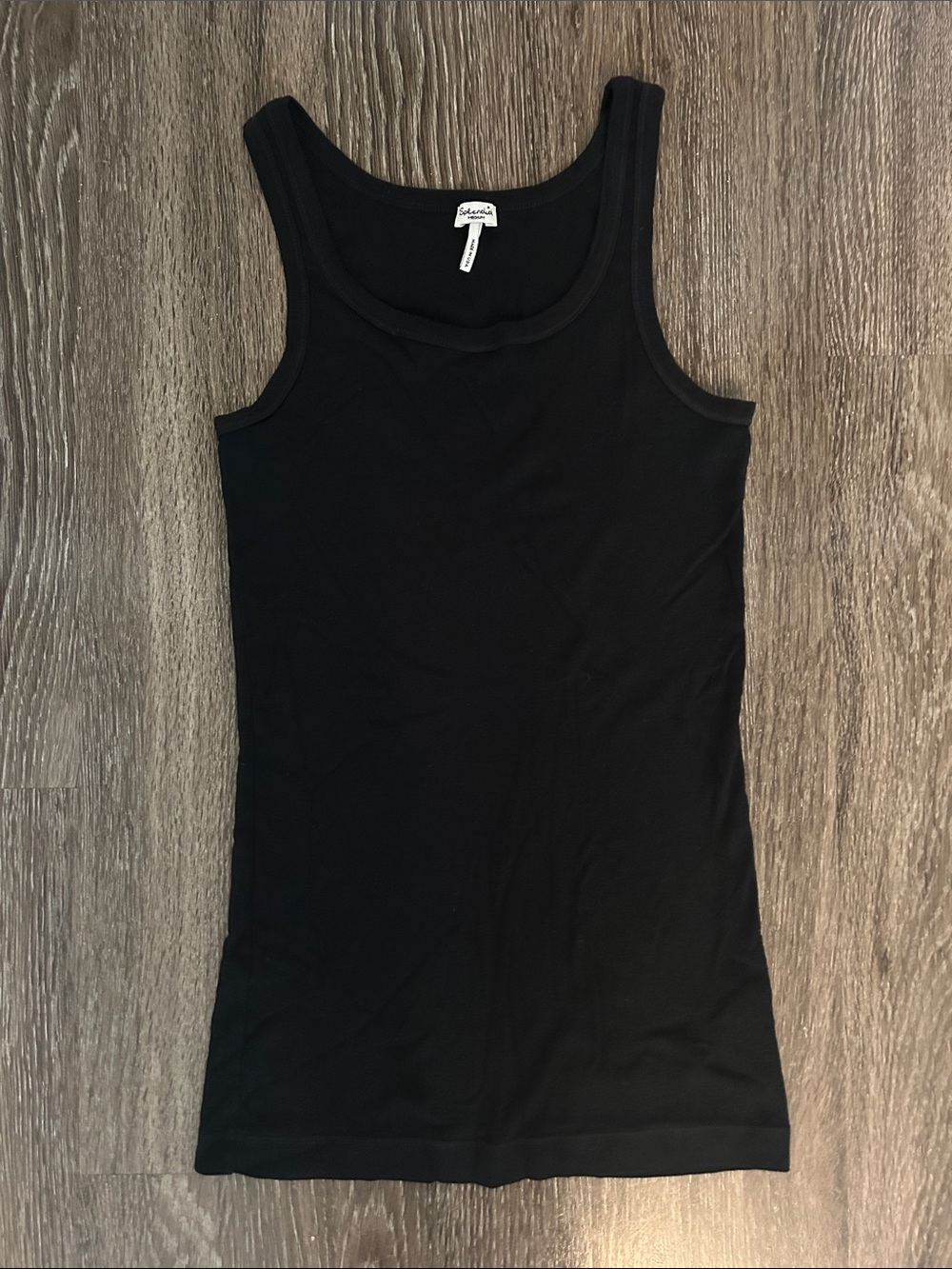 Splendid Cotton Black Tank